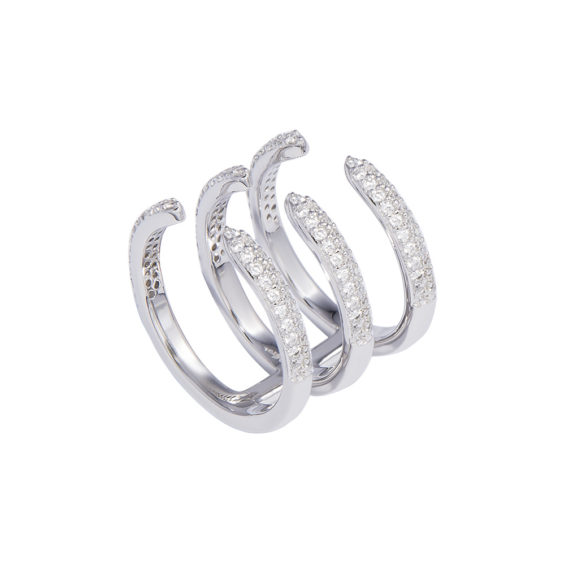 Cubic Zirconia Silver Ring