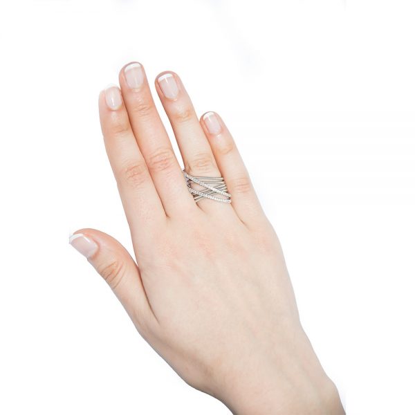Silver Cubic Zirconia Ring