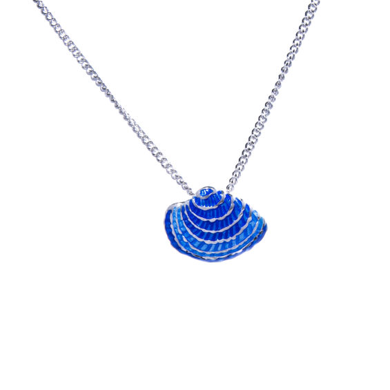 Blue Seashell Pendant