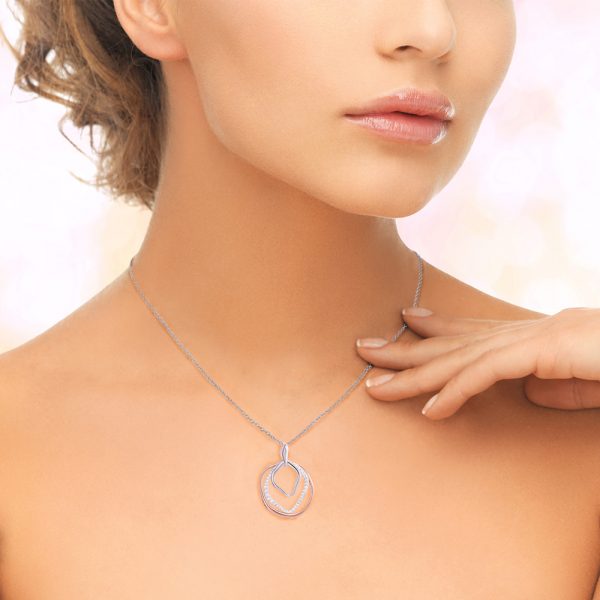 Rose Gold plated Silver Trio Necklace