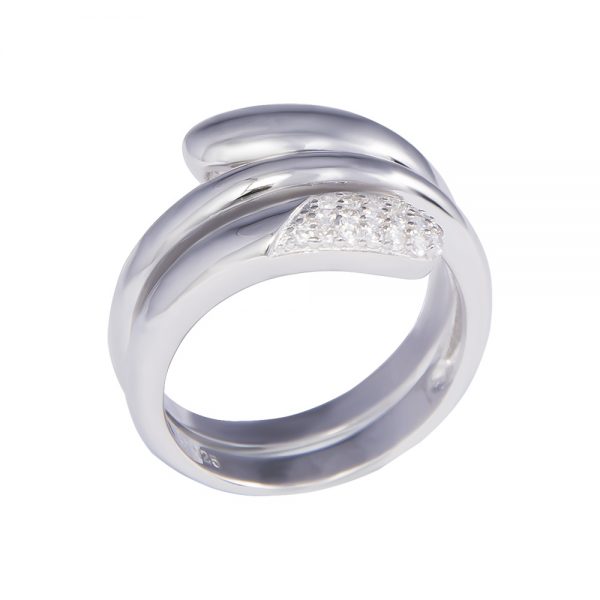 Silver Cubic Zirconia Ring