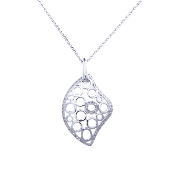 Silver Cubic Zirconia Necklace