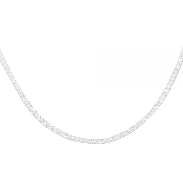 Flexible Stainless Steel Mesh Necklace 2.5mm
