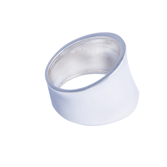 Flared Silver Ring